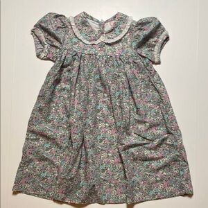 Cecil & Lou Floral Dress with Lace Collar